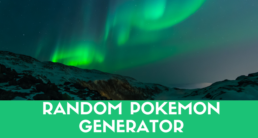 random-pokemon-generator