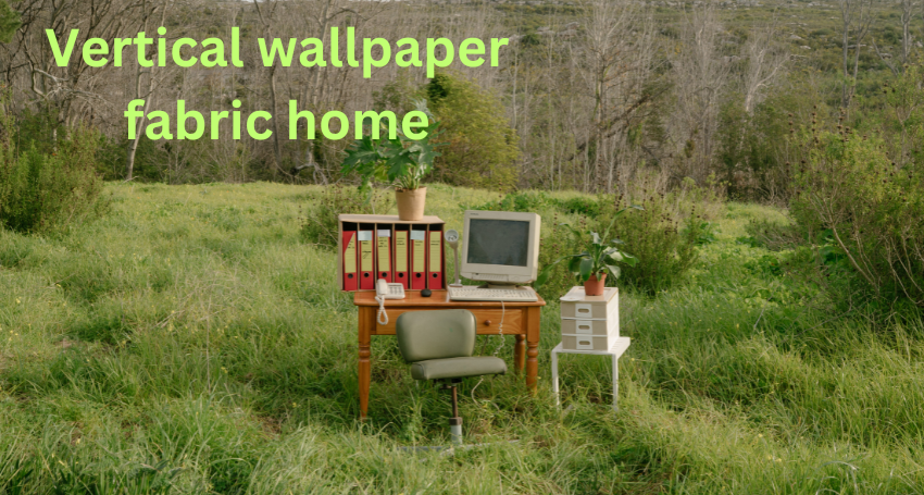 vertical wallpaper fabric home